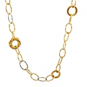 [GOLD54] CADENA ESPECIAL AROS 2 OROS     