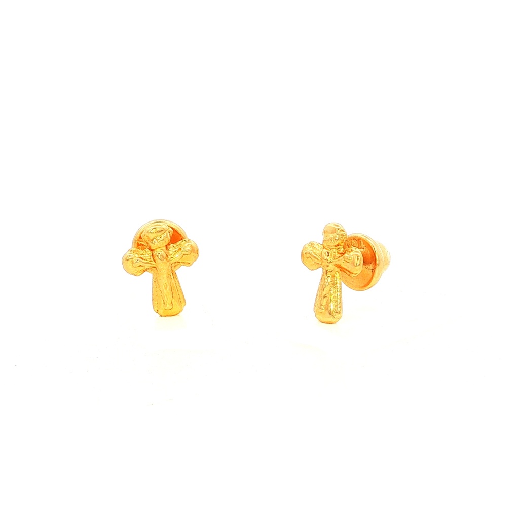 TOPOS CRUZ CRISTO ORO AMARILLO