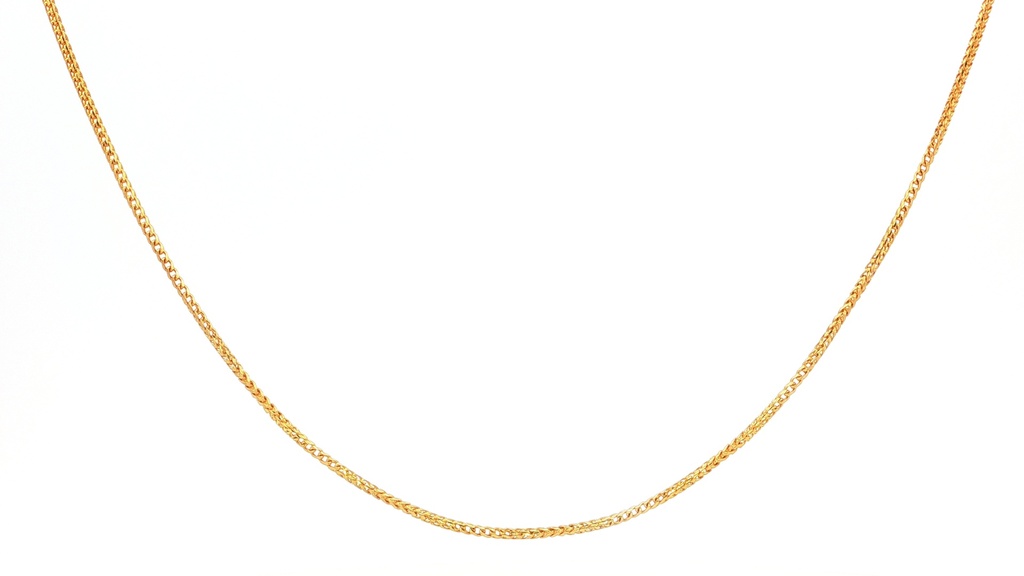 VCG130GG45 CADENA TEJIDO COLA DE RATON ORO AMARILLO