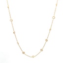 CADENA ESPECIAL CIRCONES ORO AMARILLO  