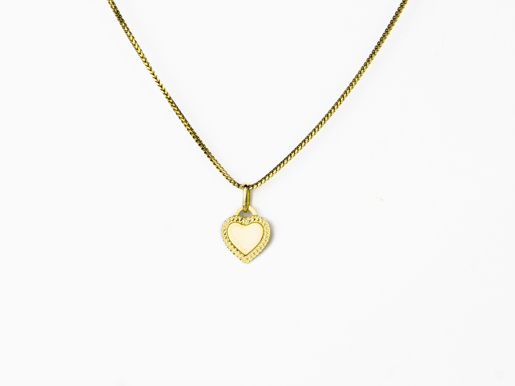 DIJE CORAZON ORO AMARILLO