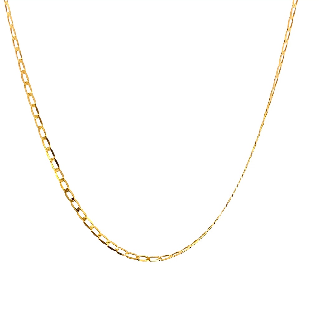 [GD045502H] CADENA CUBANA ESPECIAL ORO AMARILLO