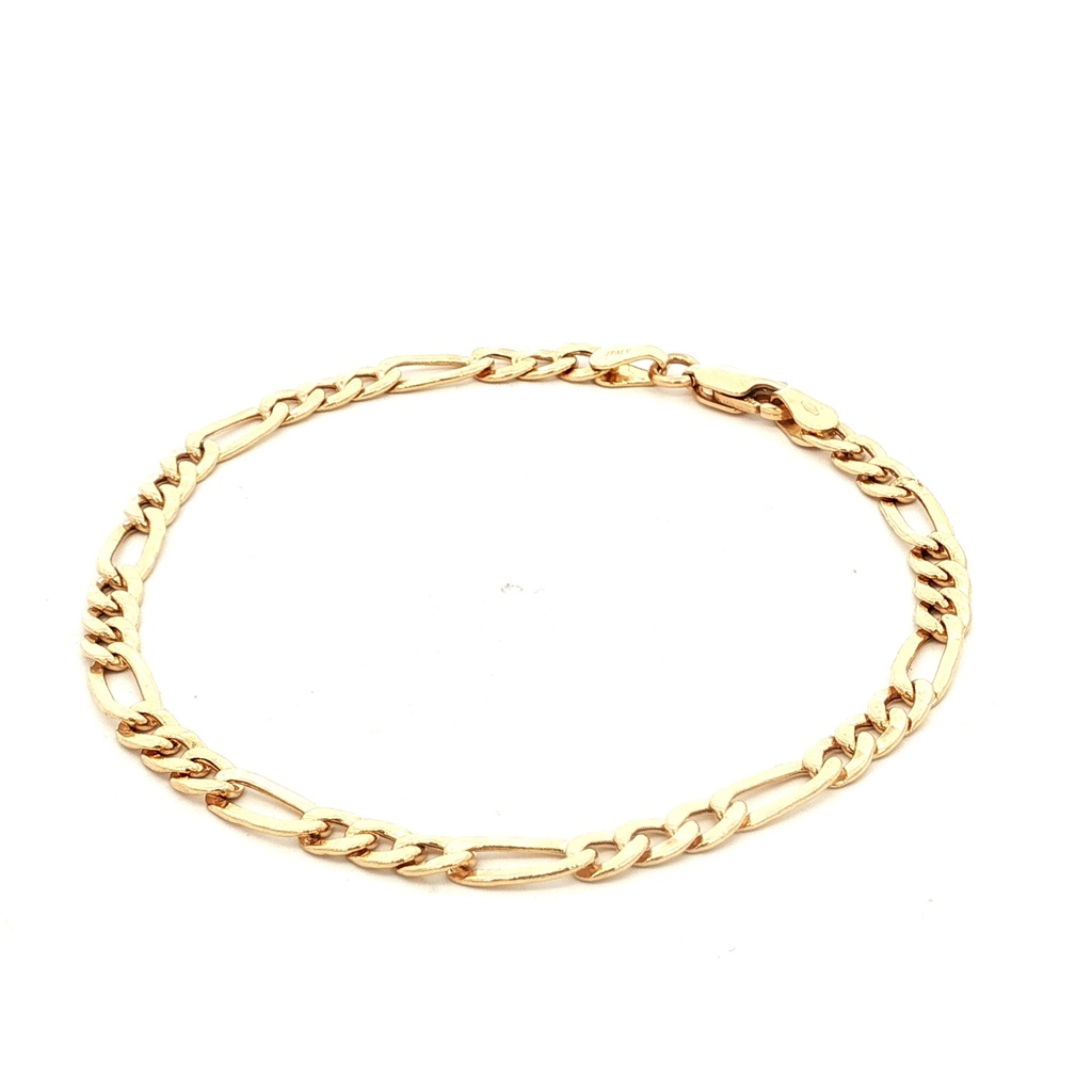 [HVX646419] PULSERA FIGARO ORO AMARILLO