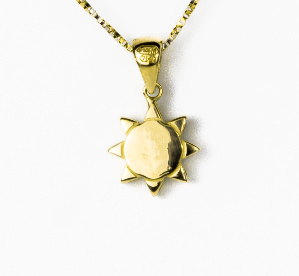 DIJE SOL ORO AMARILLO