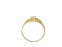 ANILLO CORAZON SOLITARIO ORO AMARILLO