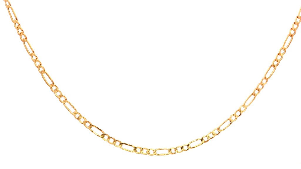 CADENA FIGARO ORO AMARILLO 