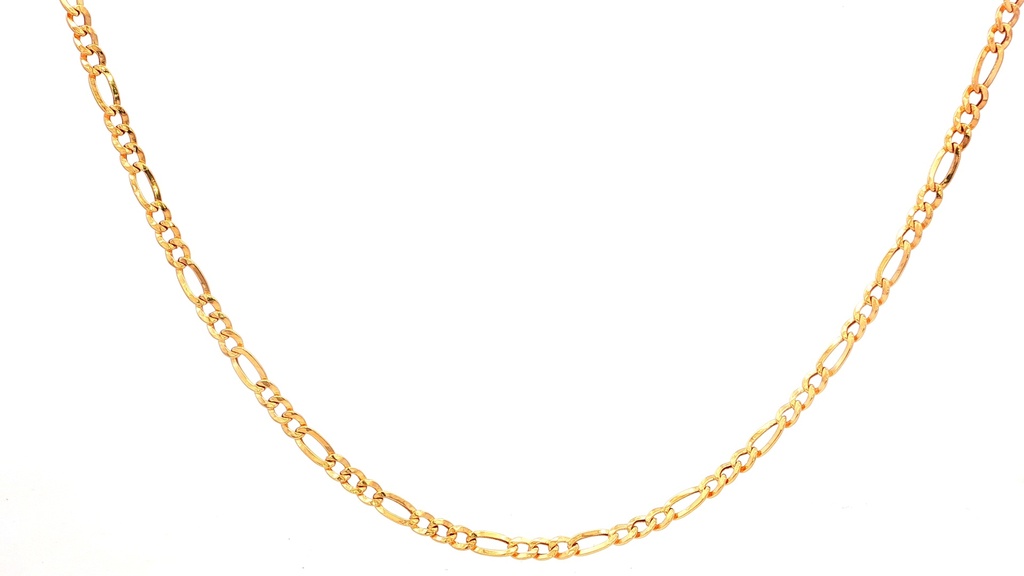 CADENA FIGARO ORO AMARILLO