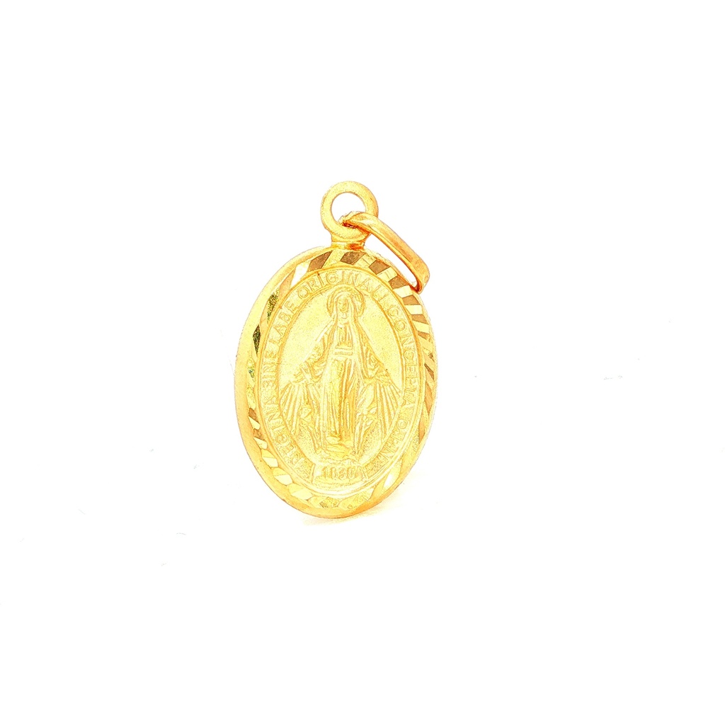 DIJE VIRGEN MILAGROSA ORO AMARILLO 