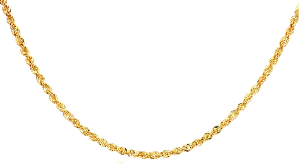 CADENA FRANCISCANA ORO AMARILLO GLITTER