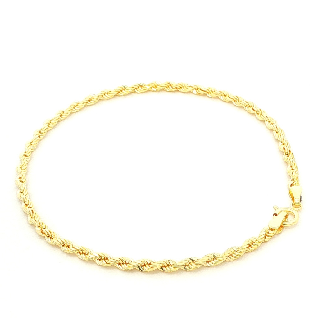 PULSERA FRANCISCANA ORO AMARILLO GLITTER