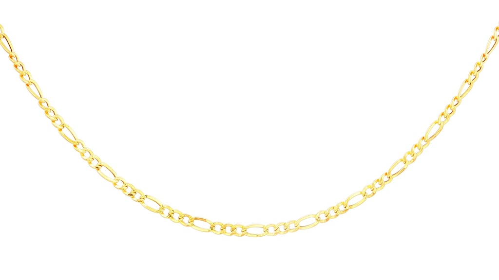 CADENA FIGARO ORO AMARILLO 