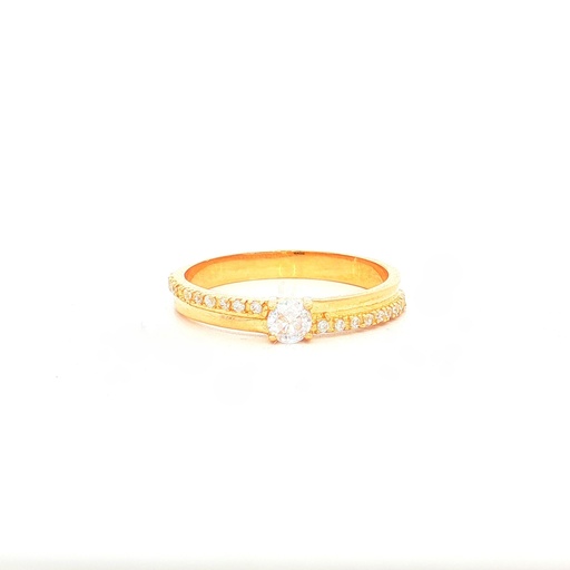 [CM574] ANILLOS SOLITARIOS CASTING ORO AMARILLO