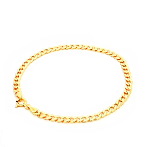 [GOLD463] PULSERA GRUMETA ORO AMARILLO 