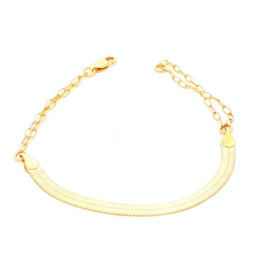 [ALS035FLXFR040FM1] PULSERA EGIPCIA ESPECIAL ORO AMARILLO 