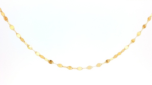 [V030SCHRIOAMH45] CADENA CRISPETA ESPECIAL ORO AMARILLO 