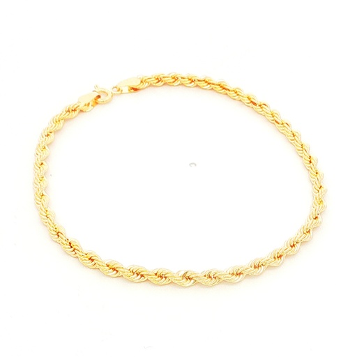 [60HVC091100120] PULSERA FRANCISCANA ORO AMARILLO 