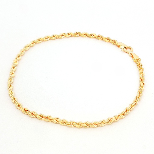 [50HVC0911001201] PULSERA FRANCISCANA ORO AMARILLO 