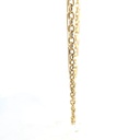 CADENA DOBLE PAPER CLIP ROLON ORO AMARILLO      