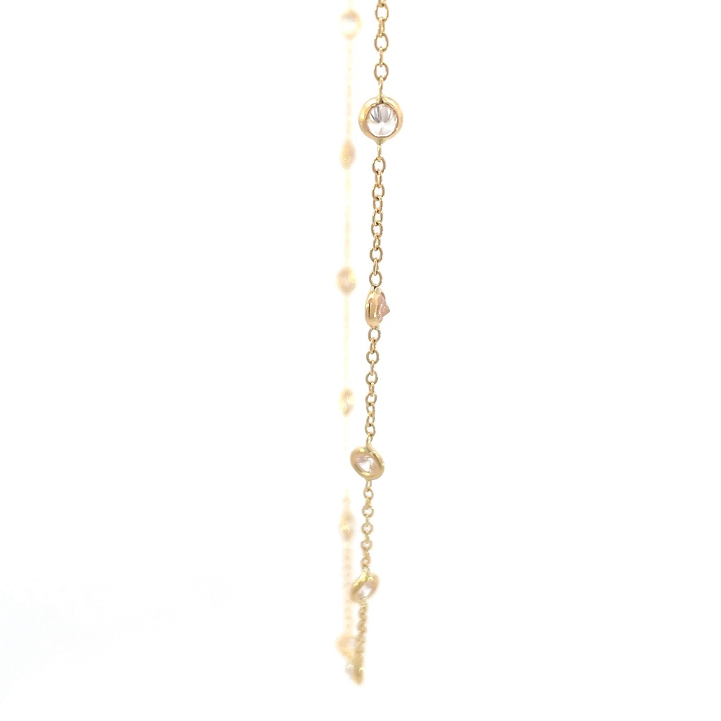 CADENA ESPECIAL CIRCONES ORO AMARILLO            