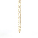 CADENA PAPER CLIP ORO AMARILLO            