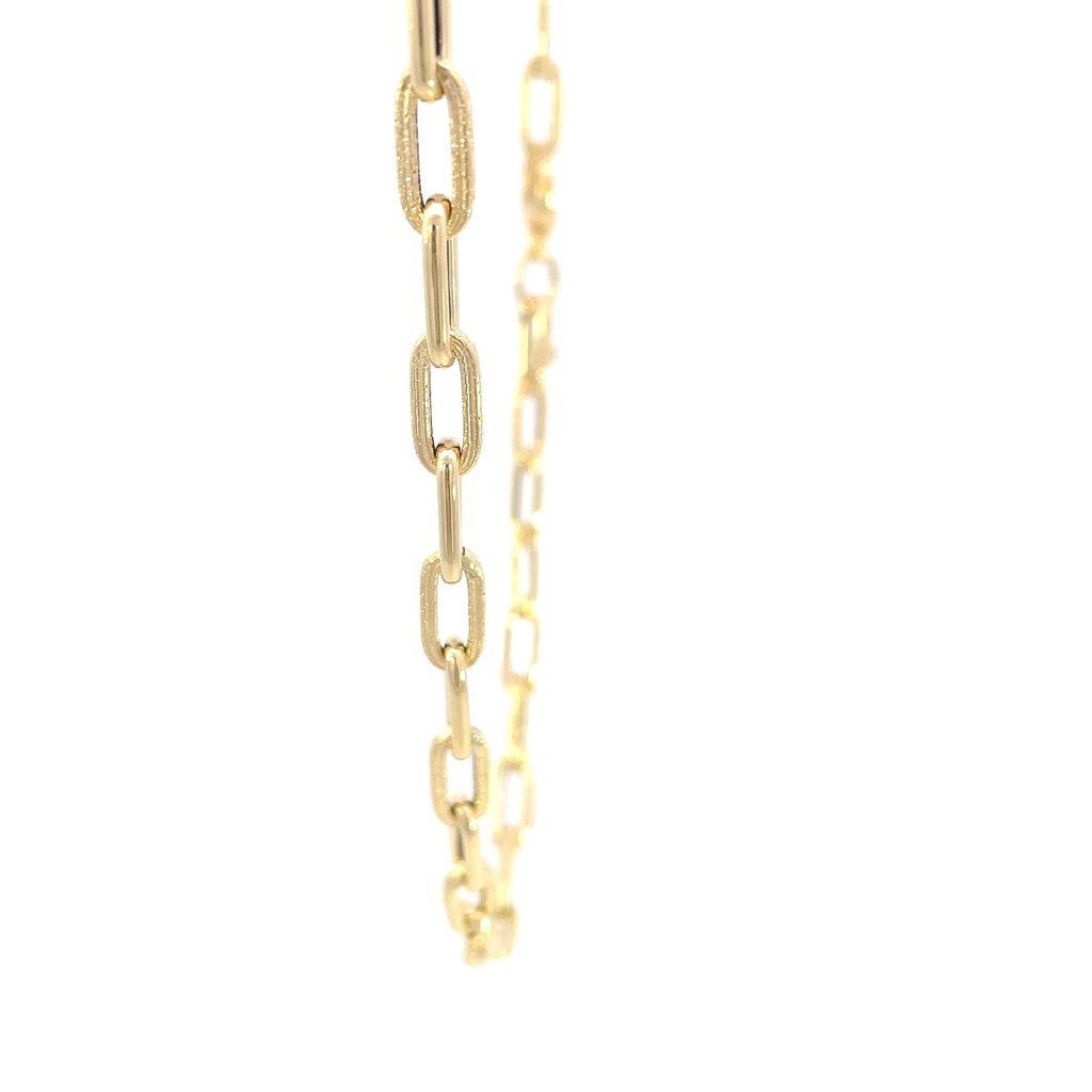 CADENA PAPER CLIP ORO AMARILLO            