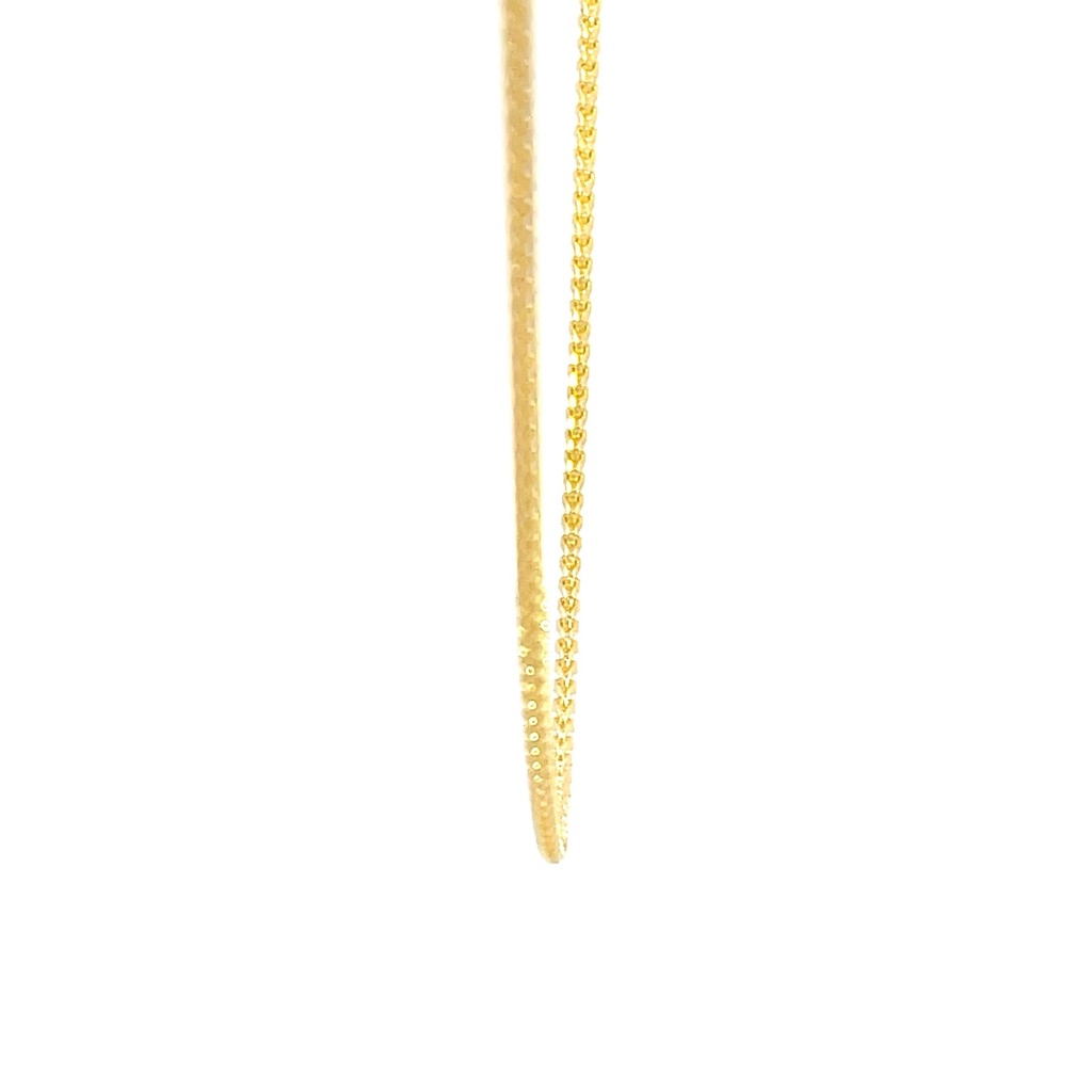 CADENA TEJIDO COLA DE RATON ORO AMARILLO      