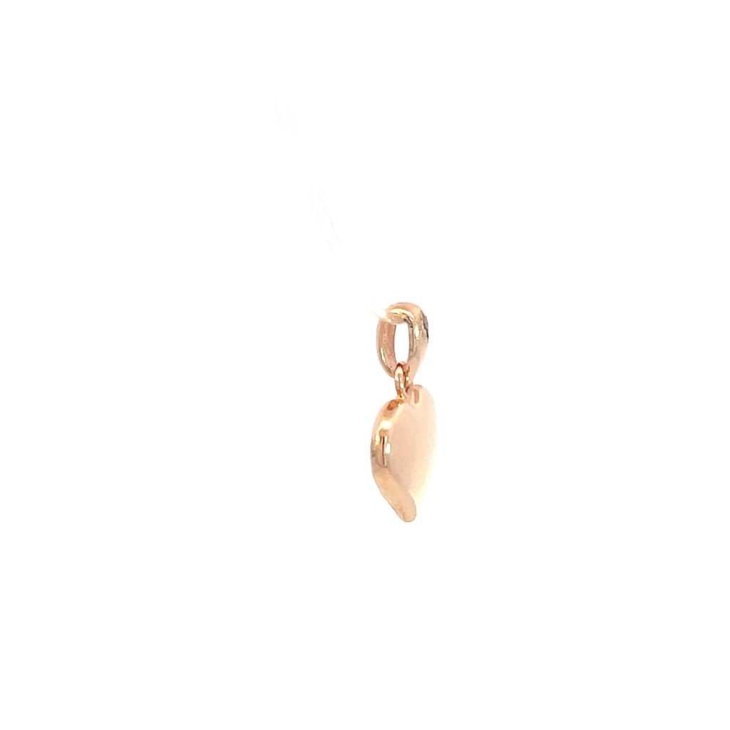 DIJE CORAZON ORO ROSADO               