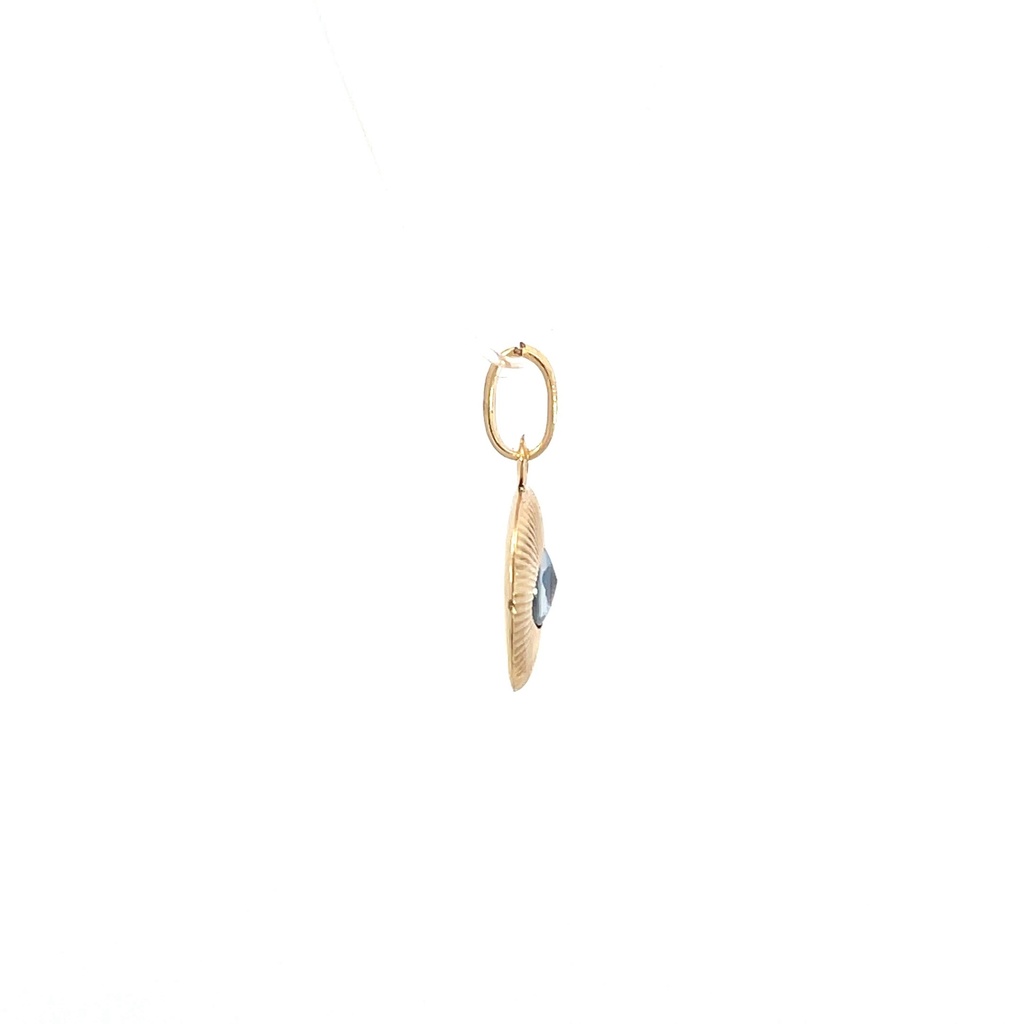 DIJE OJO TURCO ORO AMARILLO            