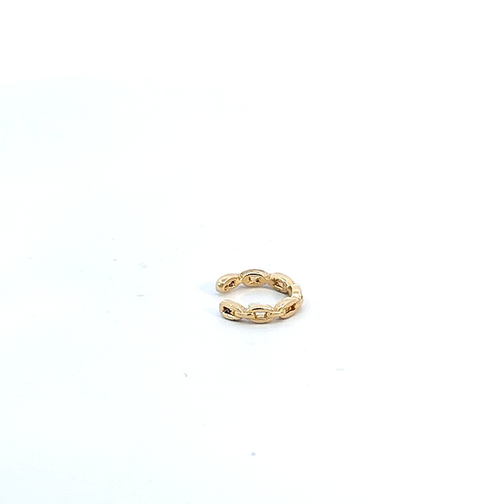 EAR CUFF ESLABON ORO AMARILLO            
