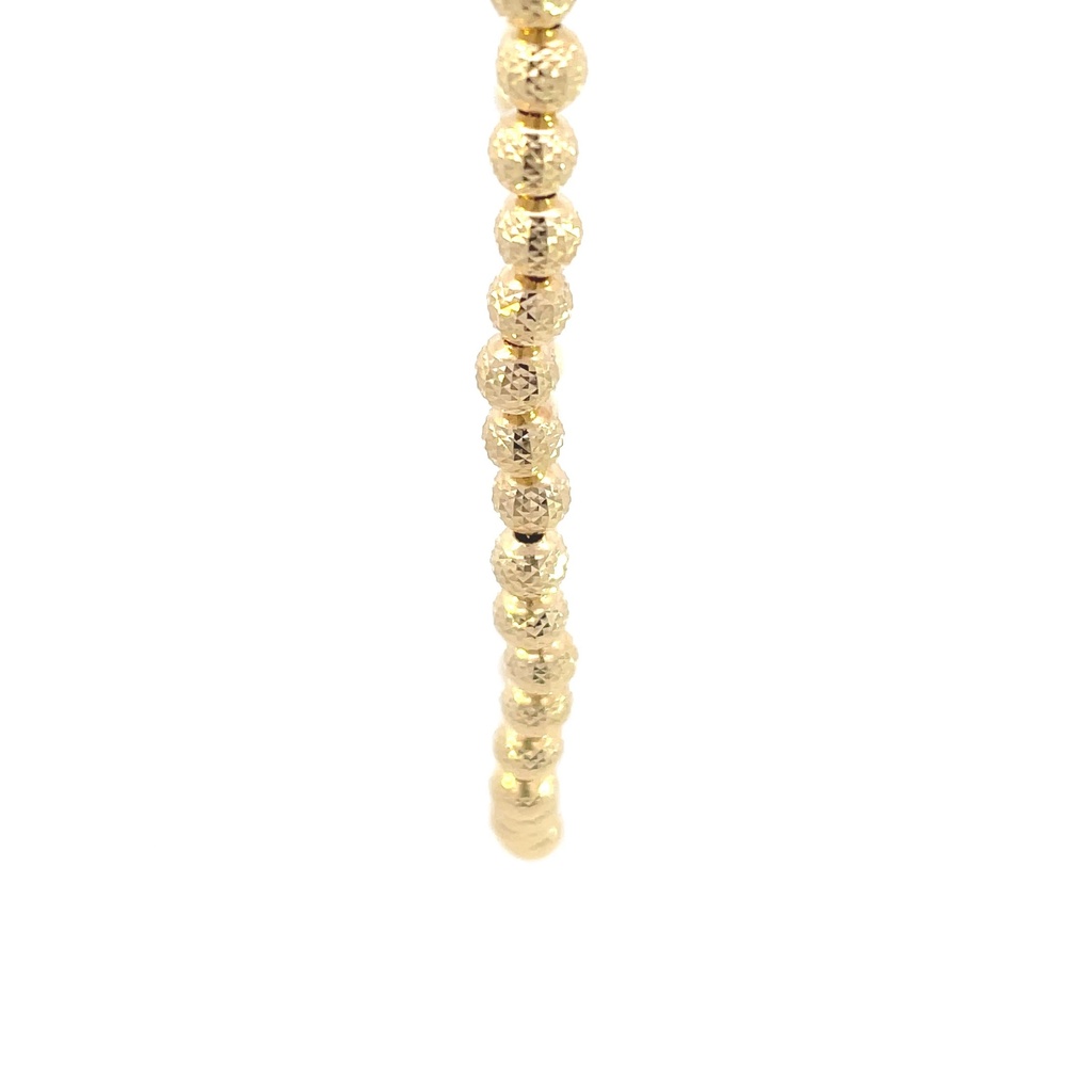 GARGANTILLA MILITAR DIAMANTADA ORO AMARILLO     