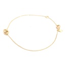 PULSERA AROS ORO AMARILLO      