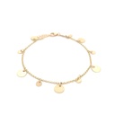 PULSERA CIRCULOS ORO AMARILLO               