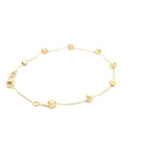 PULSERA CUBOS ORO AMARILLO 