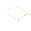 PULSERA DENARIO ORO AMARILLO               