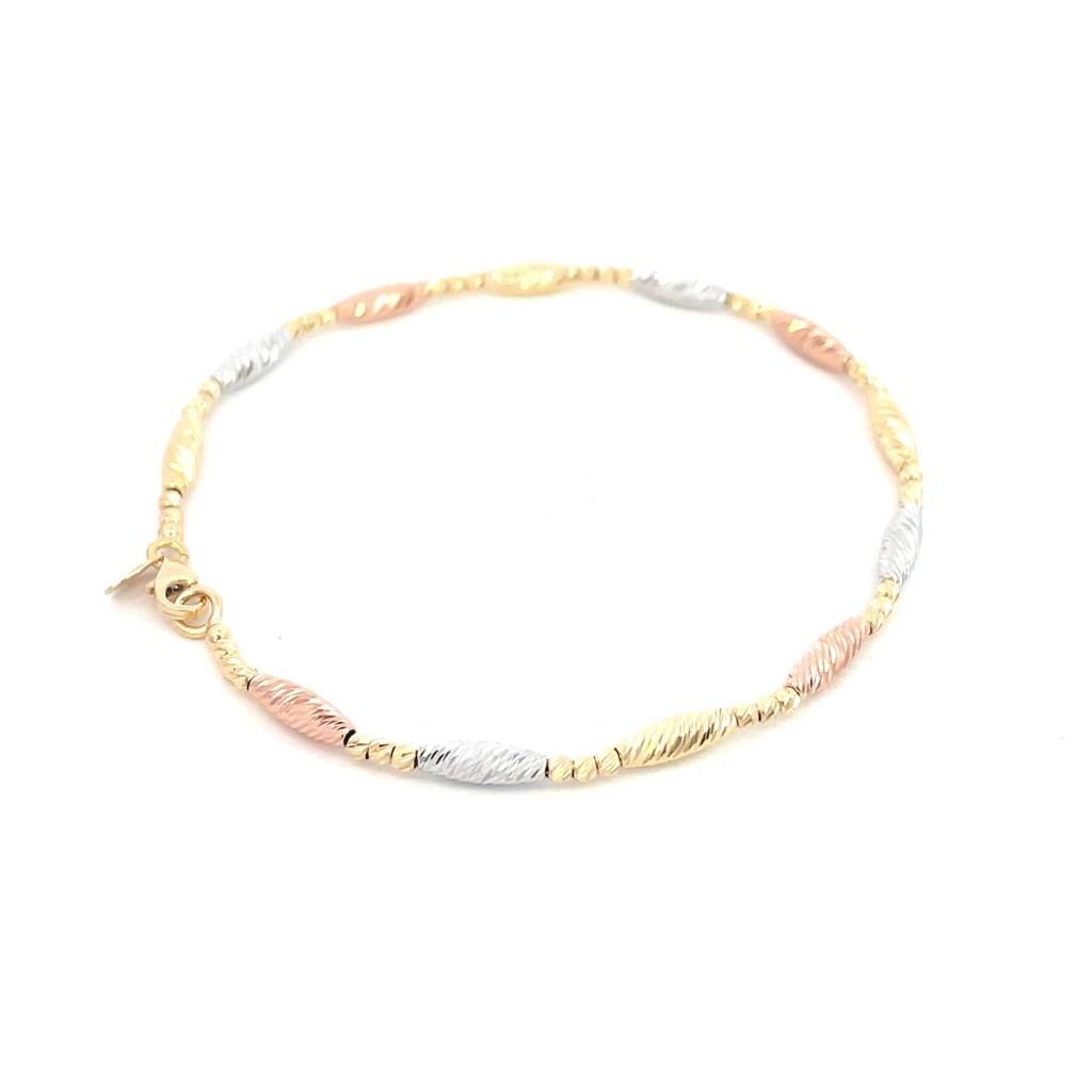 PULSERA ESPECIAL TRES OROS      