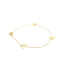 PULSERA MARIPOSA ORO AMARILLO               