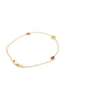PULSERA MARIQUITA TREBOL ORO AMARILLO            