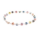 PULSERA OJO TURCO COLORES ORO AMARILLO         