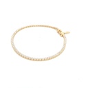 PULSERA TENIS ORO AMARILLO               