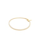 PULSERA TENNIS ORO AMARILLO               