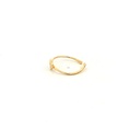 ANILLO MEDIO DEDO CORAZON ORO AMARILLO         