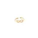 ANILLO MEDIO DEDO INFINITO ORO AMARILLO         