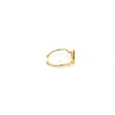 ANILLO MEDIO DEDO LINEA DE VIDA ORO AMARILLO   