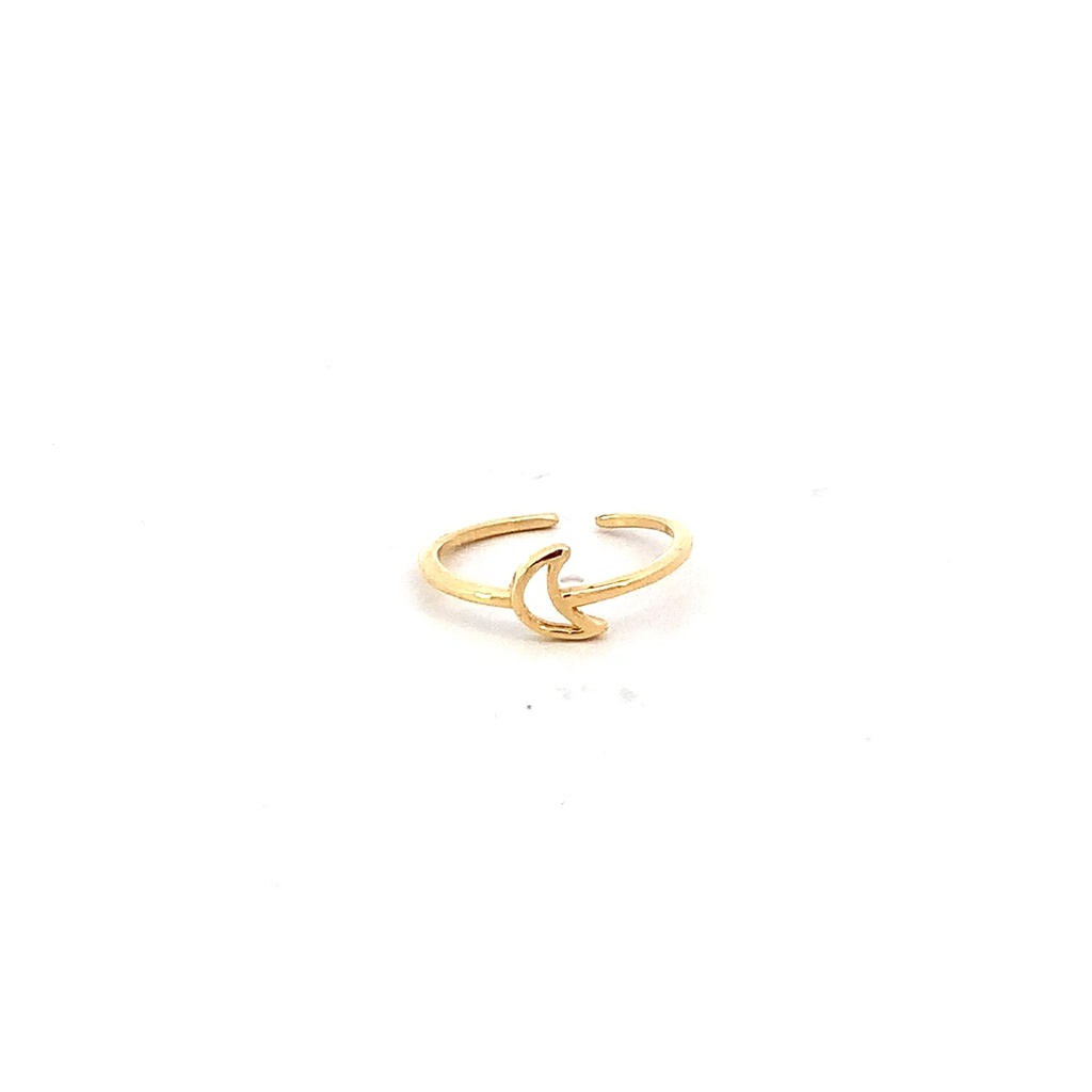 ANILLO MEDIO DEDO LUNA ORO AMARILLO         