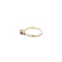 ANILLO SOLITARIO DIAMANTES ORO AMARILLO     
