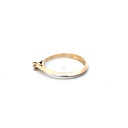 ANILLO SOLITARIO ORO AMARILLO               