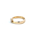 ANILLO SOLITARIO ORO AMARILLO               