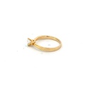 ANILLO SOLITARIO ORO AMARILLO               
