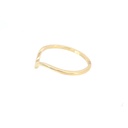 ANILLO EN V ORO AMARILLO            