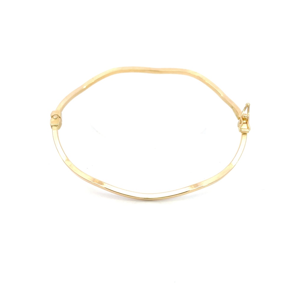 ARO ONDULADO ORO AMARILLO   